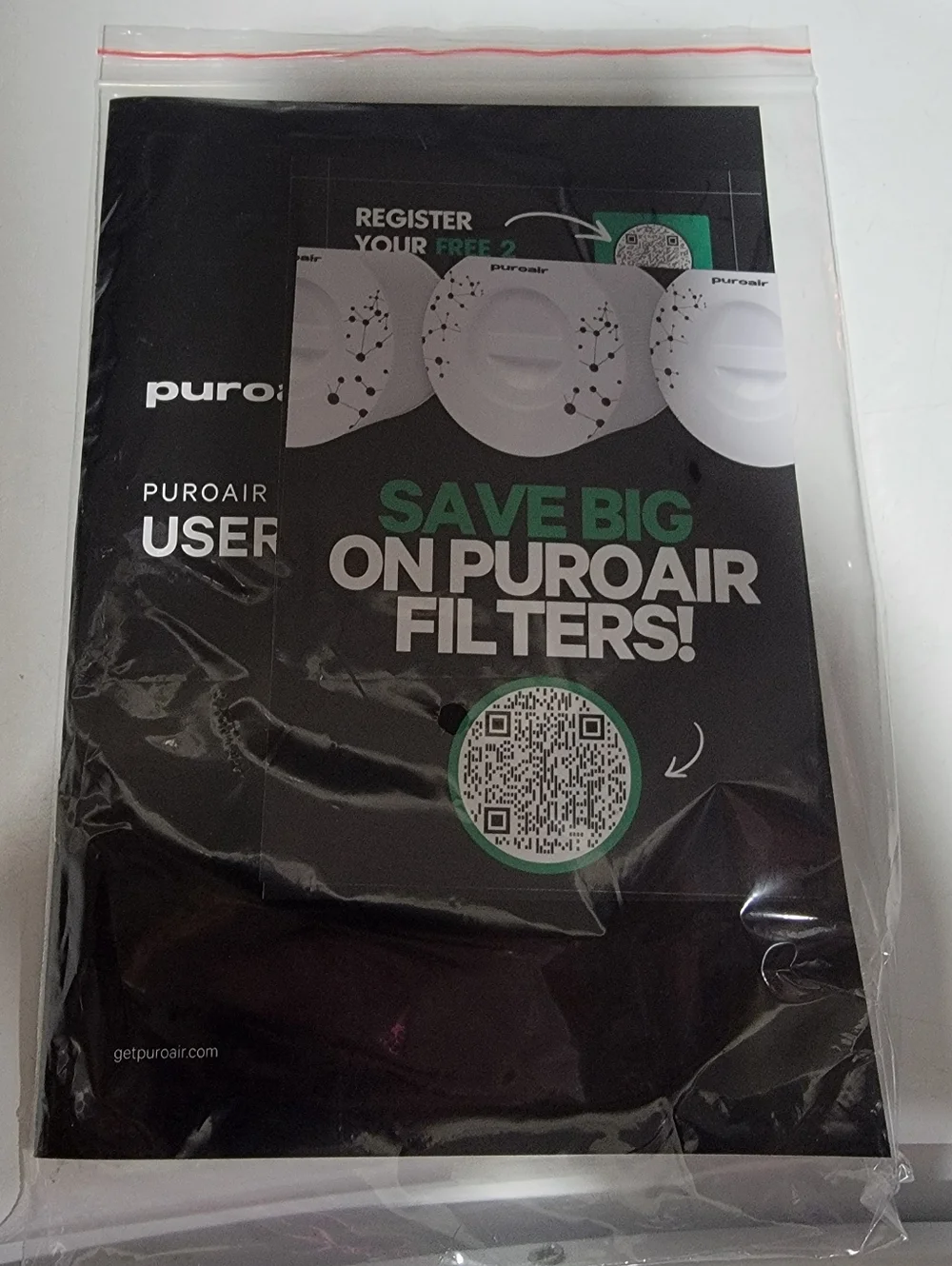 New puroair black air purifier. Still in box. Has hepa filter. - Picture 8 of 11